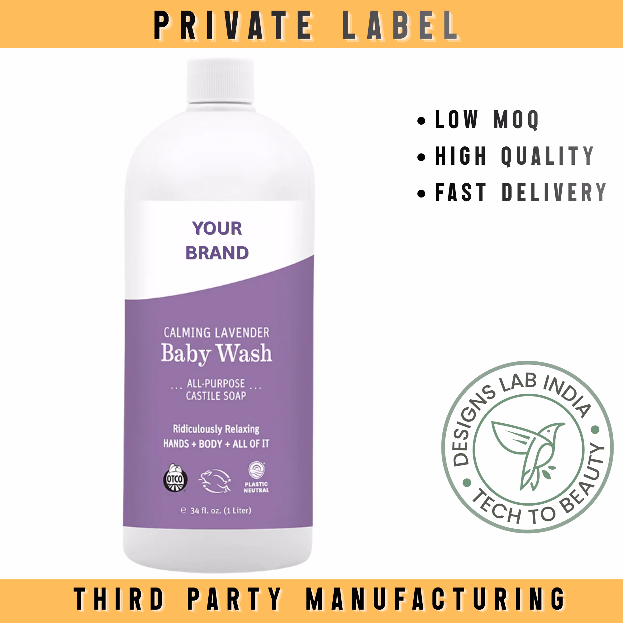 Lavender Calm Baby Wash